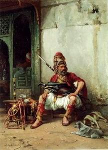 unknow artist Arab or Arabic people and life. Orientalism oil paintings 181 oil painting picture